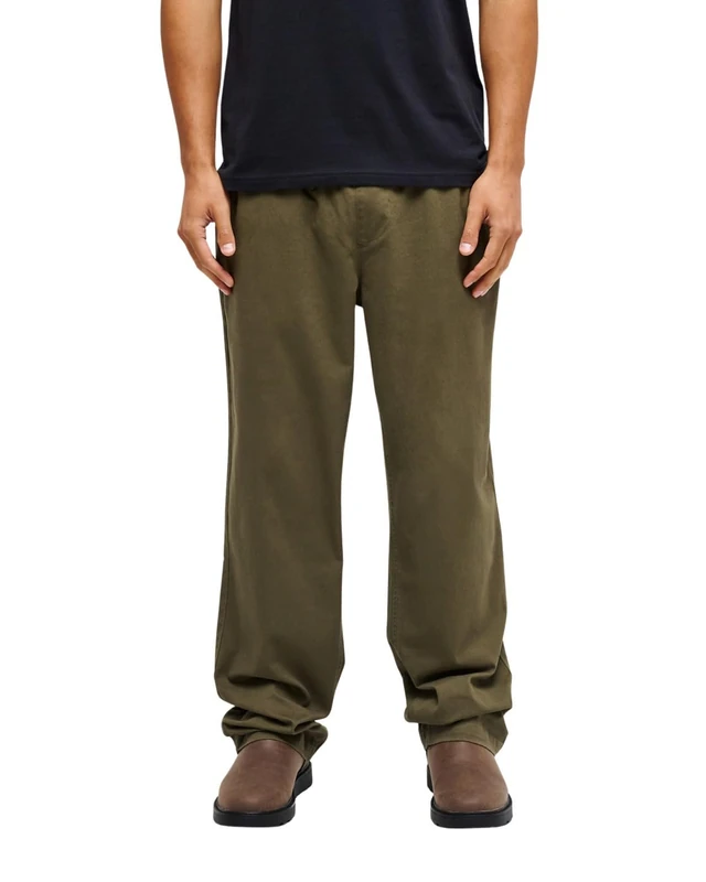 Quiksilver Mens Taxer Regular Twill Pantalon, Grape Leaf, XL EU