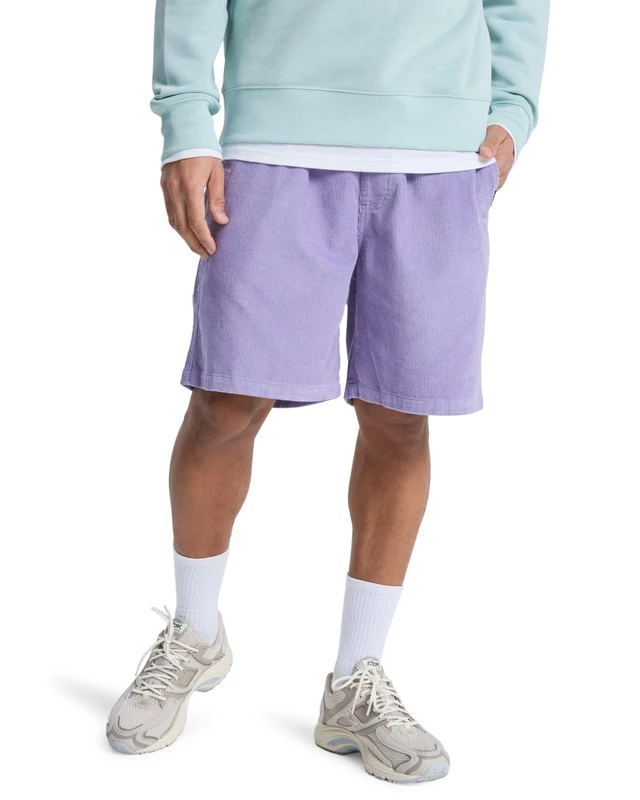 Quiksilver Corduroy Walkshorts Taxer Cord WS Mens Purple - Image 1