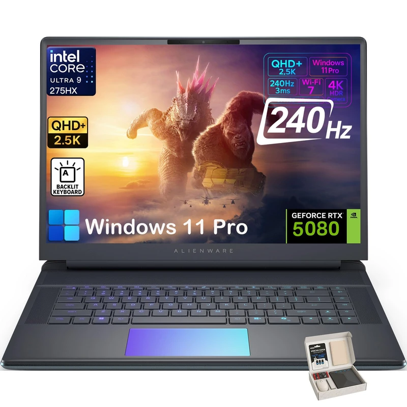 Dell Pro 16" Business Laptop (FVGRR) — AMD Ryzen 5 PRO 230, Integrated AMD Radeon Graphics, 16GB Memory, 512GB SSD, Windows 11 Pro