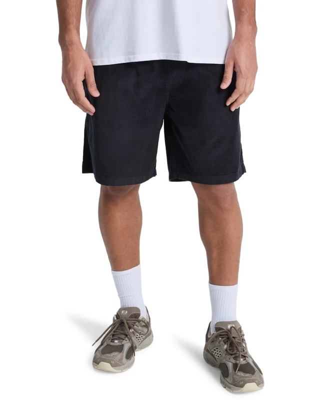 Quiksilver Corduroy Walkshorts Taxer Cord WS Mens Black