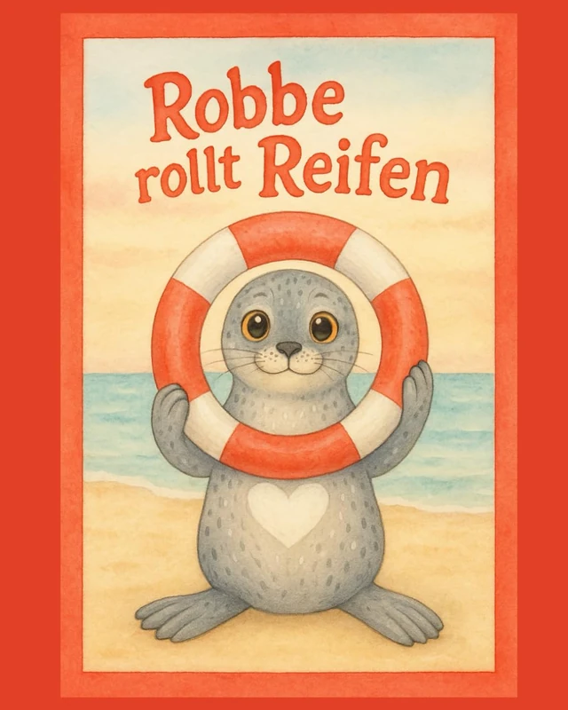 Robbe rollt Reifen: Ein Strandabenteuer über Freundschaft, Mut und Zusammenhalt (für Kinder ab 3 Jahren) - Image 1