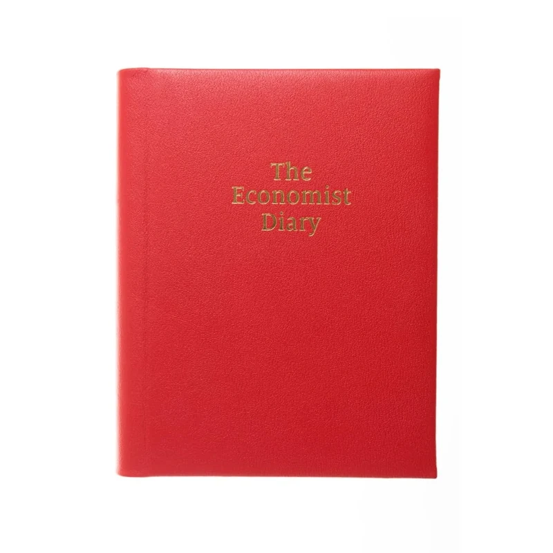 The Economist - 2026 Desk Diary - Week-to-View Planner - Red (EDDR-26)