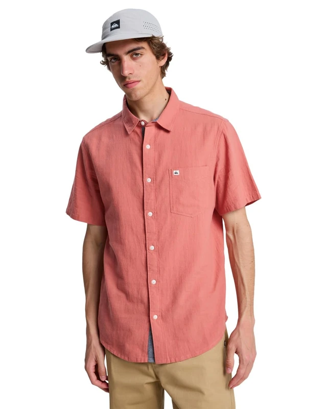 Quiksilver Men's Time Box T-Shirt, Desert Sand, XS - Image 1