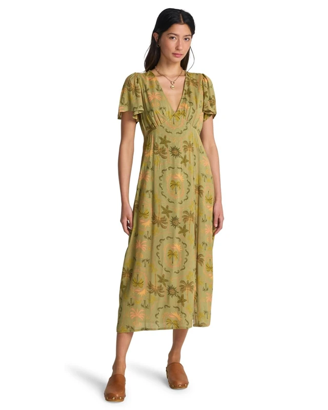 Billabong Women's Jet Set Robe décontractée, Cedar Green, XS