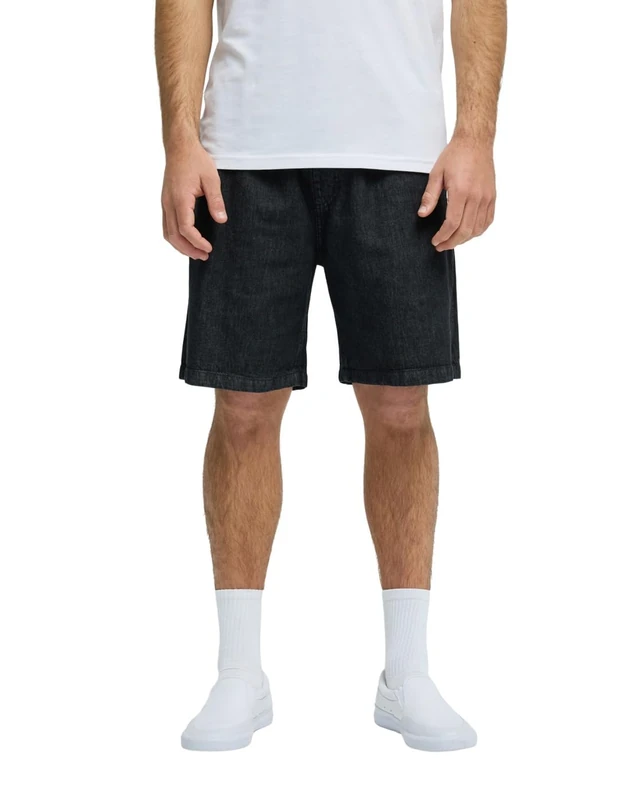 Quiksilver Denim Shorts Taxer Denim Short Mens Black