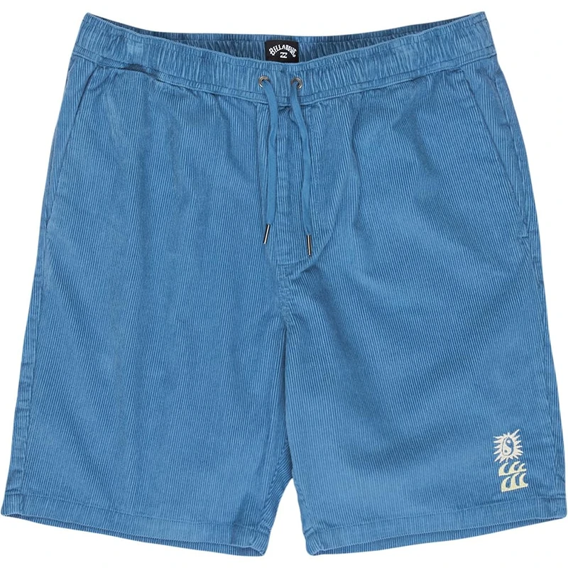 Billabong Elastic Waist Walkshorts Larry Cord Mens Green