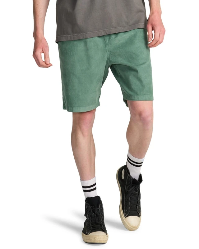 Billabong Elastic Waist Walkshorts Larry Cord Mens Blue - Image 1