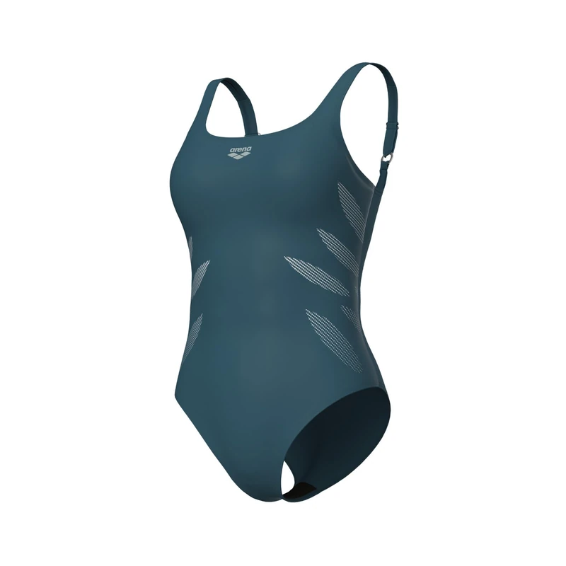 ARENA Milena Wing Back Women's B Cup One Piece Swimsuit, Shapewear Swimwear, Power Mesh Technology and Chlorine Resistant Sensitive Fabric, Fixed Cups and Adjustable Straps