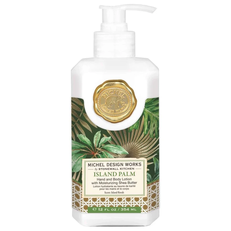 Michel Design Works Island Palm Hand and Body Lotion, 354 ml, Shea Butter and Aloe Moisturiser