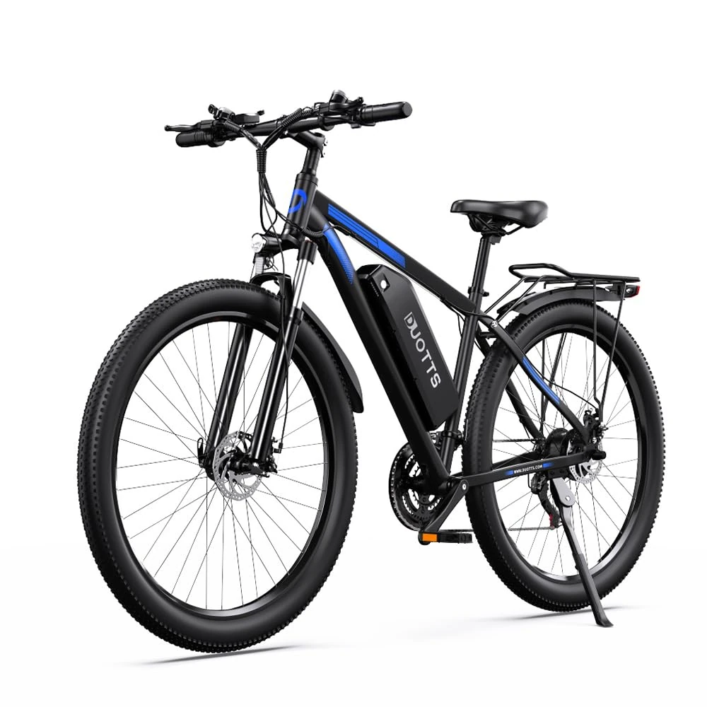 Pudari C29 Adult Electric Bike, 250W,48V Brushless Motor, 15AH Li-ion Battery, Magnesium Aluminium Alloy Frame, City Commuter Mountain Off-road Electric Bike, 21 Speed, Disc Brake，25KM/H