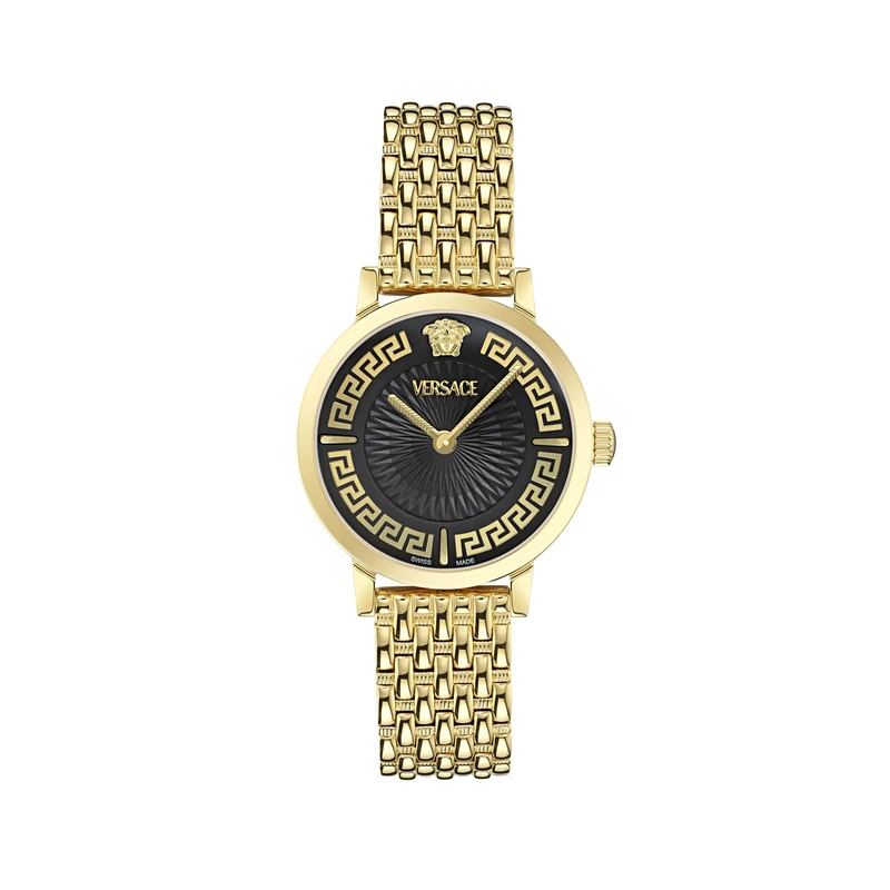 Versace Women's Analogue Swiss Quartz Watch with Stainless Steel Strap VE0A00525