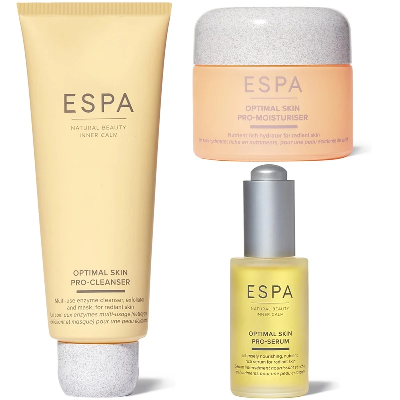 ESPA | Glow From Within Bundle | Includes Bestselling Serum, Cleanser & Moisturiser | For Your Summer Skincare Routine