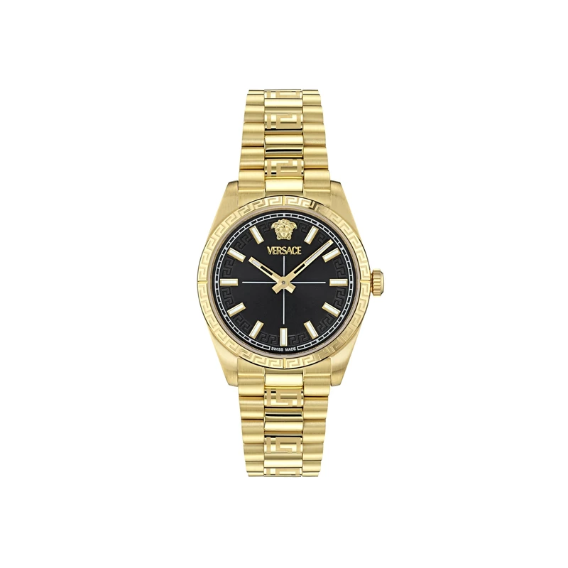 Versace Women's Analogue Swiss Quartz Watch with Stainless Steel Strap VE0E00625