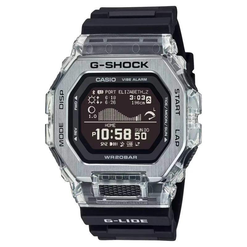 Casio GBX-100S-1ER BLACK Resin / Stainless steel digital quartz Man Watch