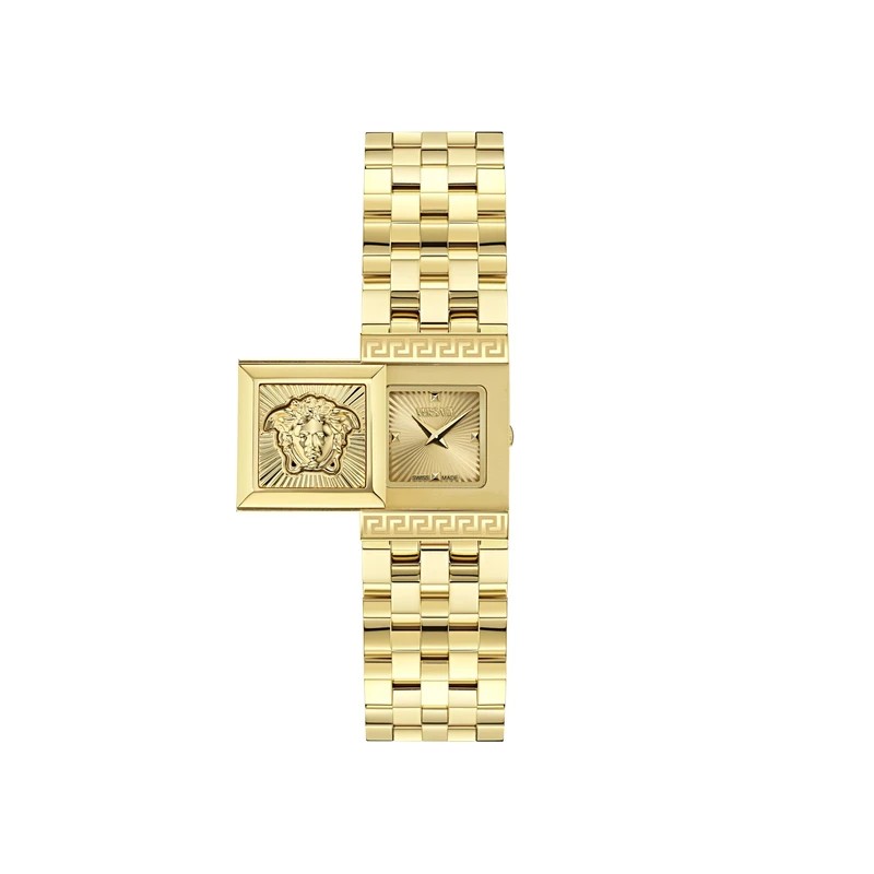 Versace Women's Analogue Swiss Quartz Watch with Stainless Steel Strap VE0C00225 - Image 1