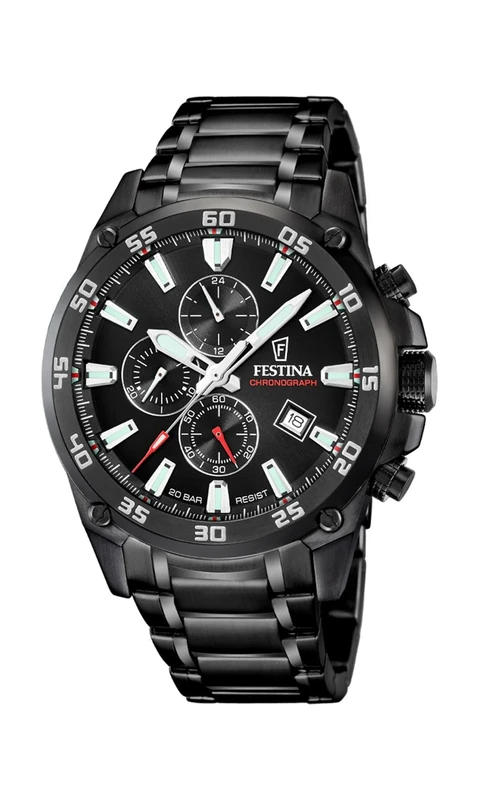 Festina Mens Divers Chronograph Watch - WR 200M - with Bracelet F20735/3