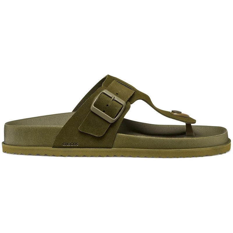 Geox Men's U PARNAIBA B Sandal, Military, 44 EU