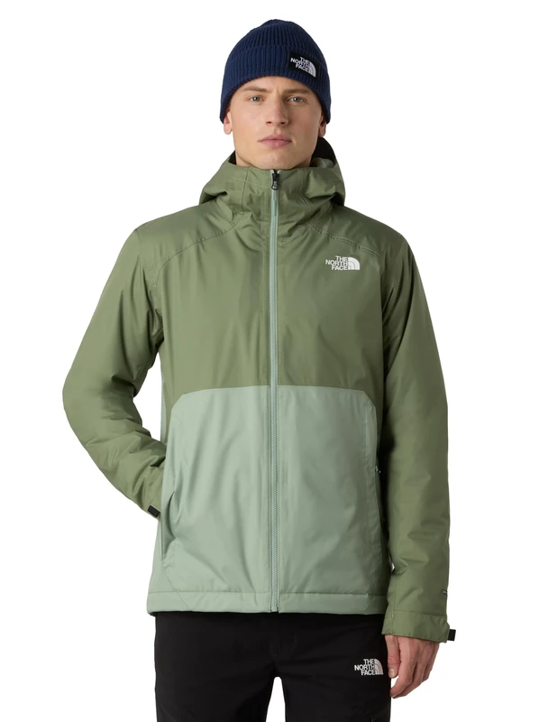 THE NORTH FACE - Men's Millerton Insulated Jacket - Waterproof, Windproof - Bark Mist/Slate Moss - L