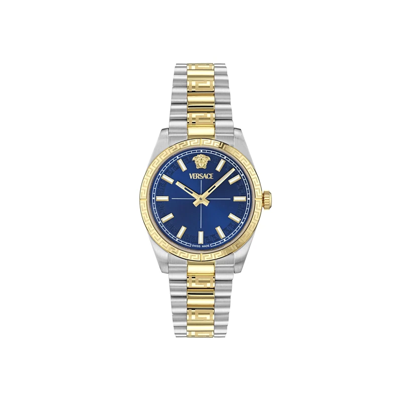 Versace Women's Analogue Swiss Quartz Watch with Stainless Steel Strap VE0E00325