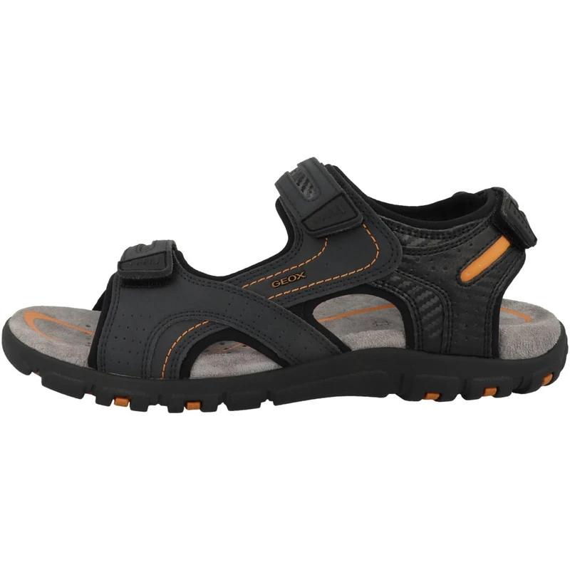 Geox Men Uomo Sandal Strada D, Dk Navy Black, 11 UK