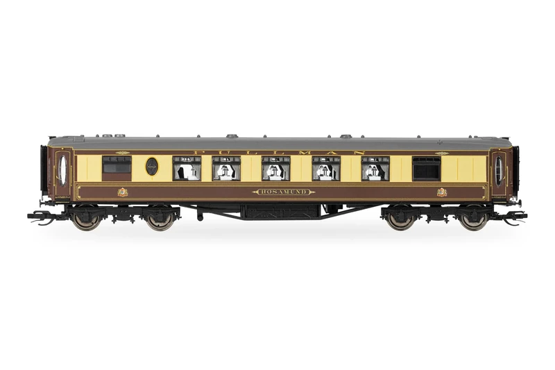 Hornby TT TT4003G Pullman 1st Class Kitchen Rosamund Coaches, Brown/Yellow