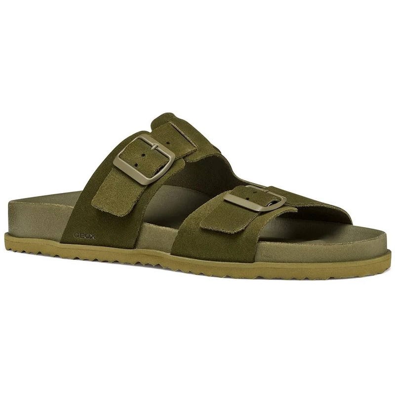 Geox Men's U PARNAIBA A Sandal, Military, 42 EU
