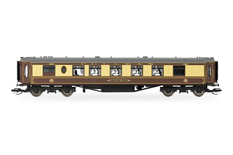 Hornby TT TT4003E Pullman 1st Class Kitchen Cynthia Coaches, Brown/Yellow