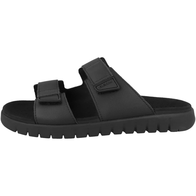 Geox Men's U Flexride S B Sandal, Black, 39 EU