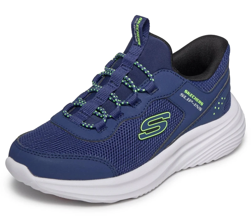 Skechers Boy's Bounder Pro Sneakers, Navy, 11 UK Child