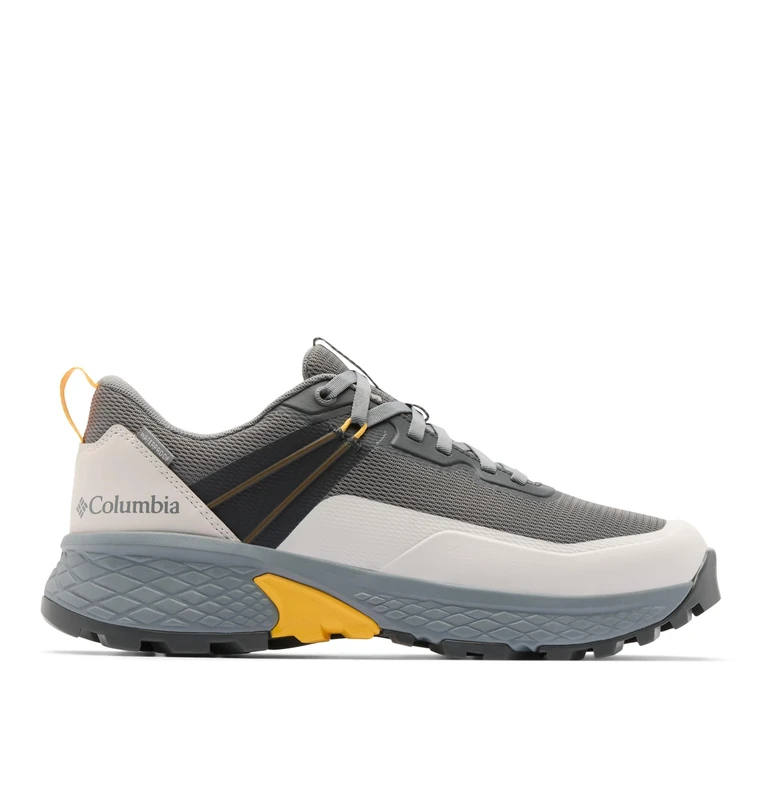 Columbia Men's Tellurix Peak WP, Low Rise Trekking and Hiking Shoes, TI Grey Steel/Stinger, 7 Regular