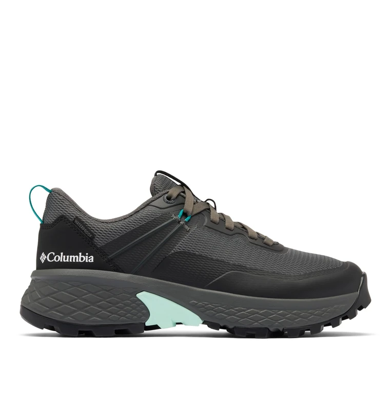 Columbia Women's Tellurix Peak WP, Low Rise Trekking and Hiking Shoes, Black/Sea Ice, 6 Regular