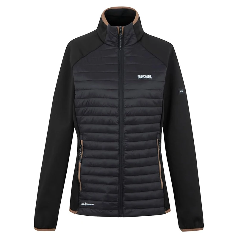 Regatta Womens Clumber Hybrid Jacket Lightweight Insulated Outdoor Hiking Layer