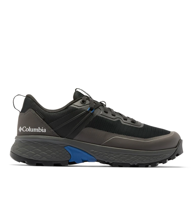 Columbia Men's Tellurix Peak WP, Low Rise Trekking and Hiking Shoes, Black/Mountain Blue, 13 Regular