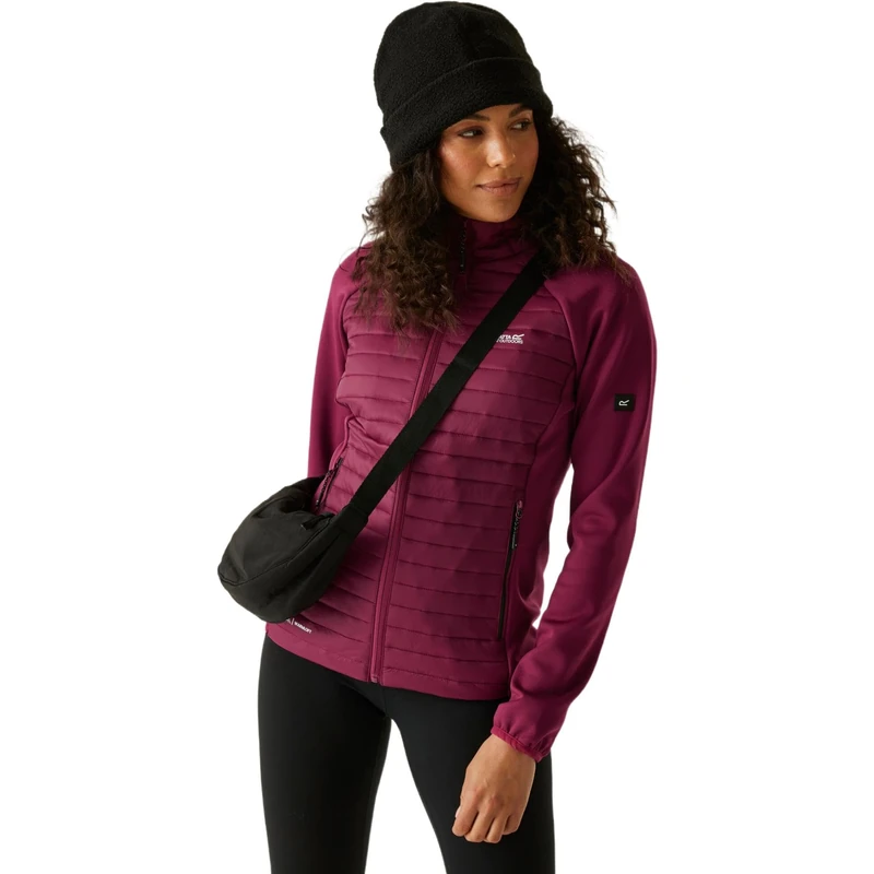 Regatta Womens Clumber Hybrid Jacket Lightweight Insulated Outdoor Hiking Layer - Image 1