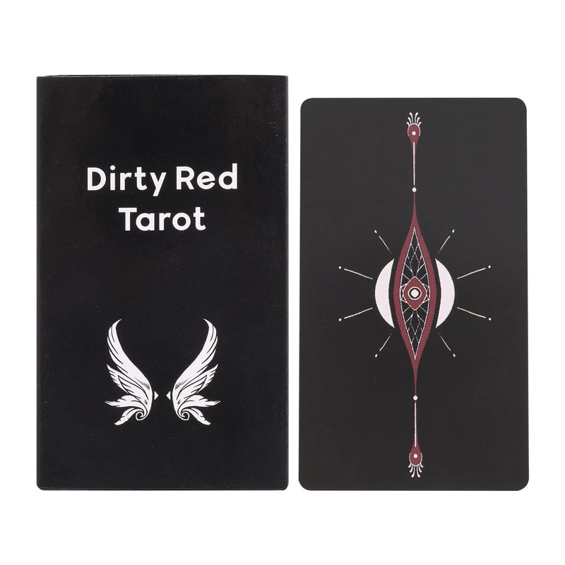 Red Tarot & Oracle Deck - 4.21x2.36in Spiritual Cards for Fortune