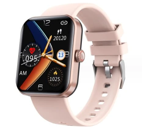 SWZEC Orthopulse Glucowatch Smartwatch – Real-Time Monitoring, Trend Tracking & Personalised Alerts(Gold Silicone)