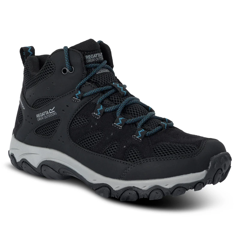 Regatta Womens Edgepoint IV Mid Walking Ankle Boots Water Resistant Cushioned Hiking Footwear