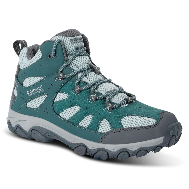 Regatta Womens Edgepoint IV Mid Walking Ankle Boots Water Resistant Cushioned Hiking Footwear