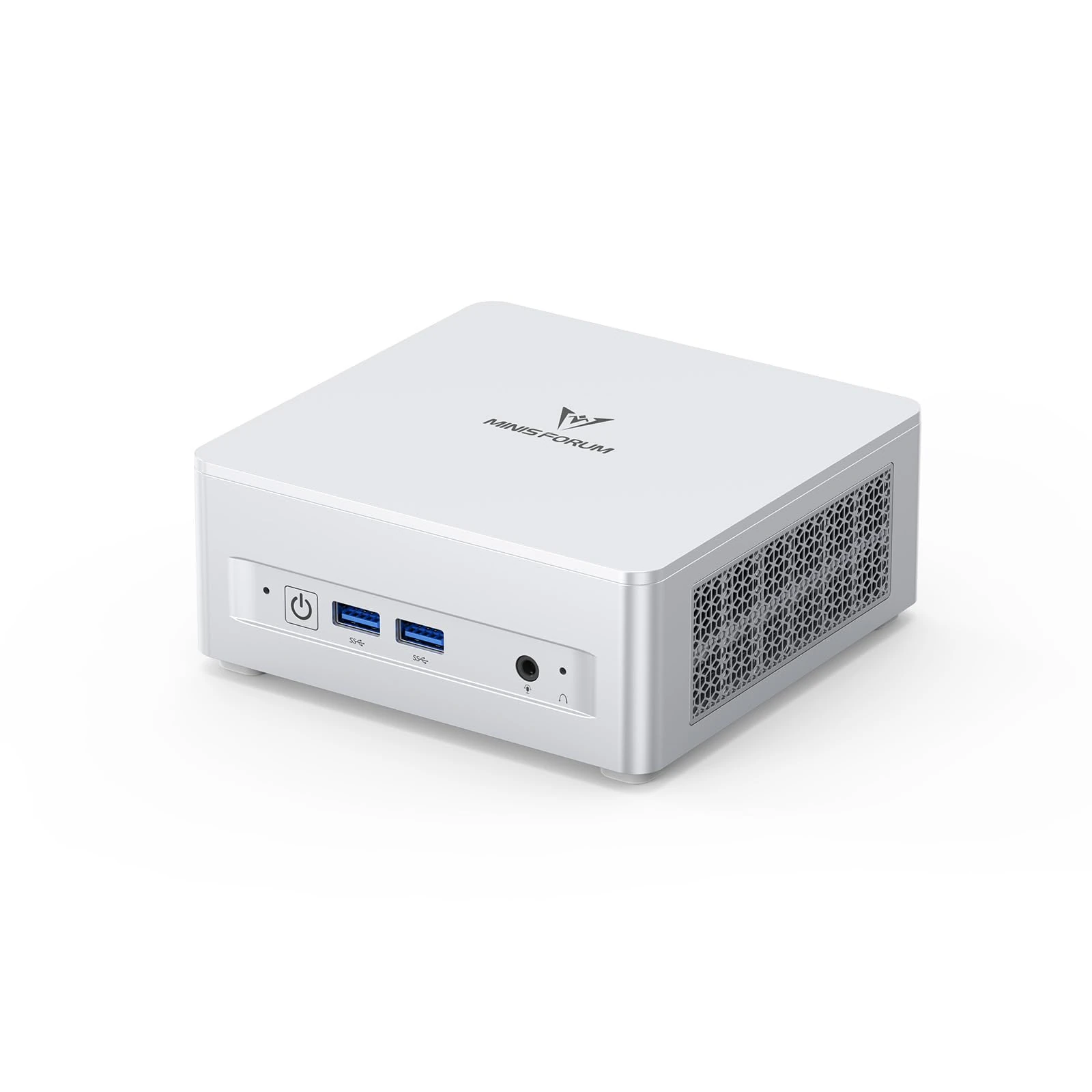 MINISFORUM UM870 Slim Mini PC Barebone with AMD Ryzen 7 8745H Processor Mini Computer(8C/16T, Up to 5.0GHz), Support 8K@60Hz HDMI 2.1/USB4 Output, WIFI6E/BT5.3/Auto Power On