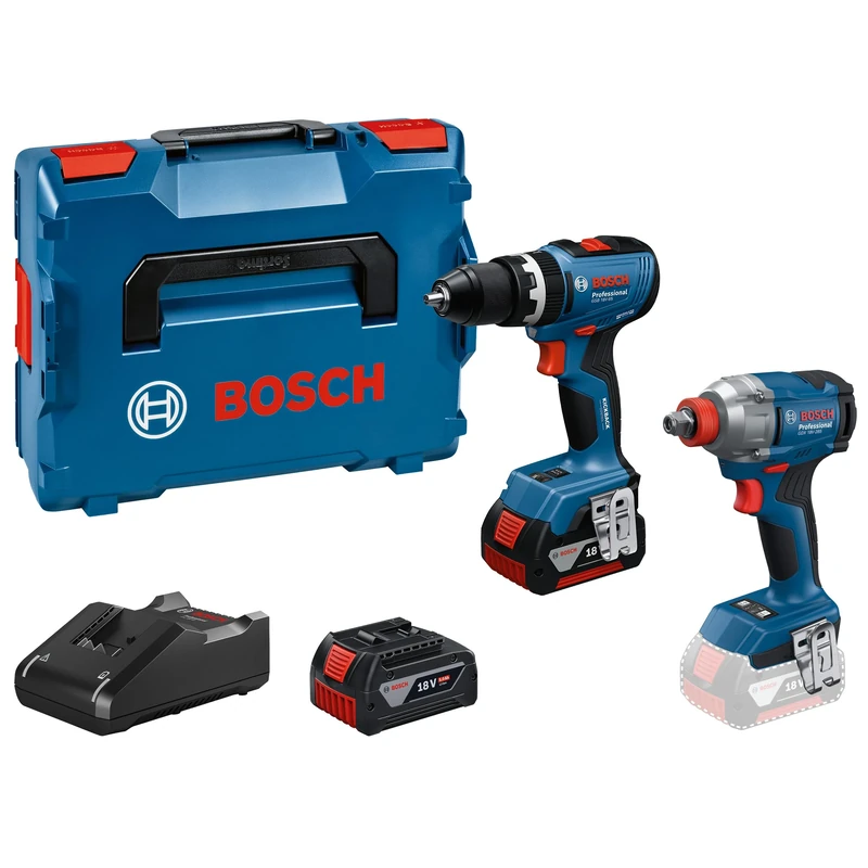GSB 18V-65 Combi Drill and GDX 18V-285 Impact Driver Twin Kit