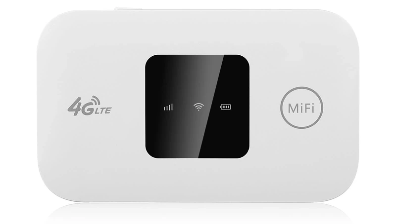 Portable Wifi Travel Router,Pocket 4G LTE Internet Hotspot with SIM Card Slot,Network Smart Router Internet Up To 10 Users for Travel Phone Computer Laptop