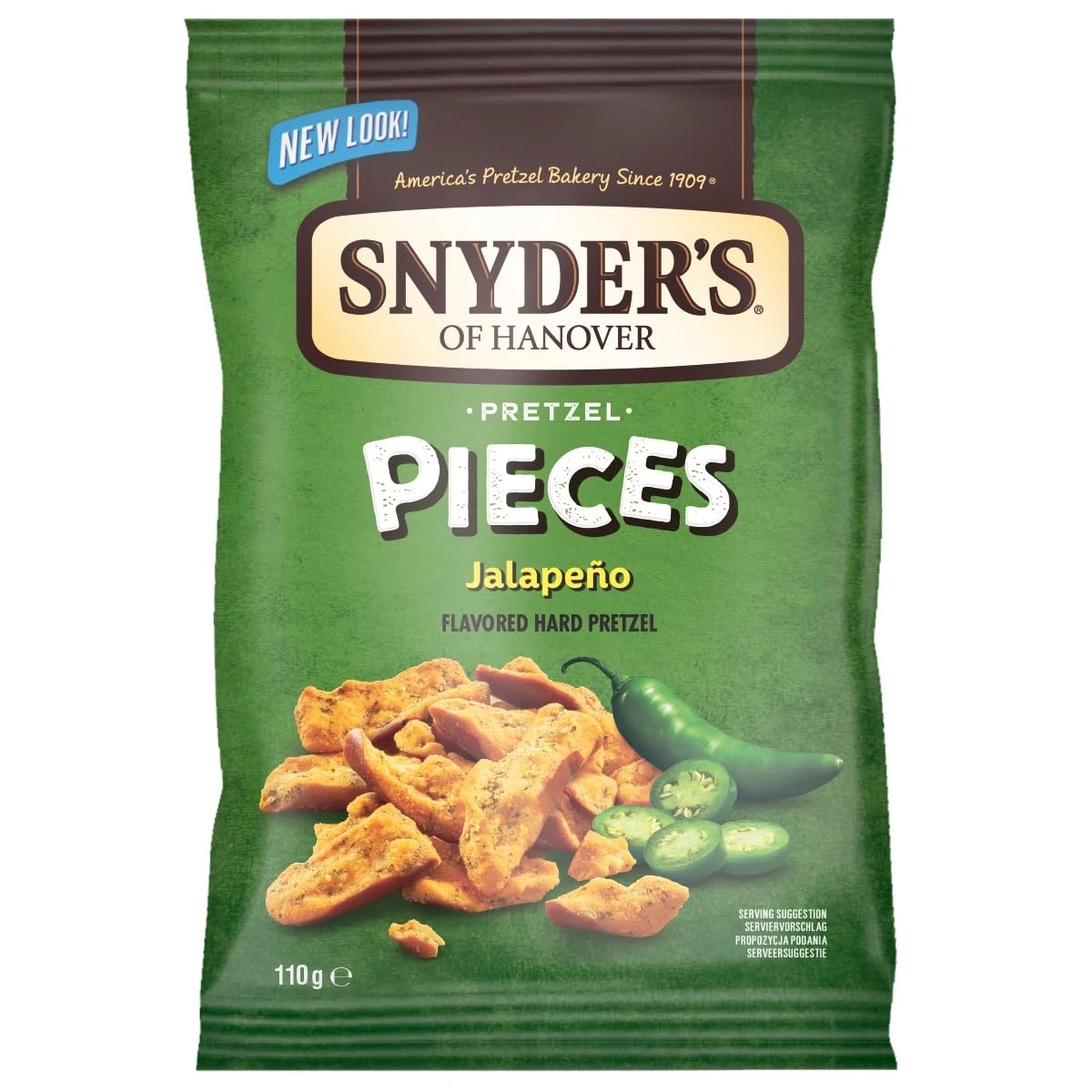 Snyder's Pretzel Pieces Jalapeno 10x110g