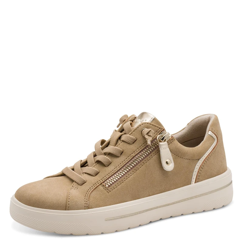 Jana Women's Low Vegan 8-23770-46 Trainers, Sand, 37 EU
