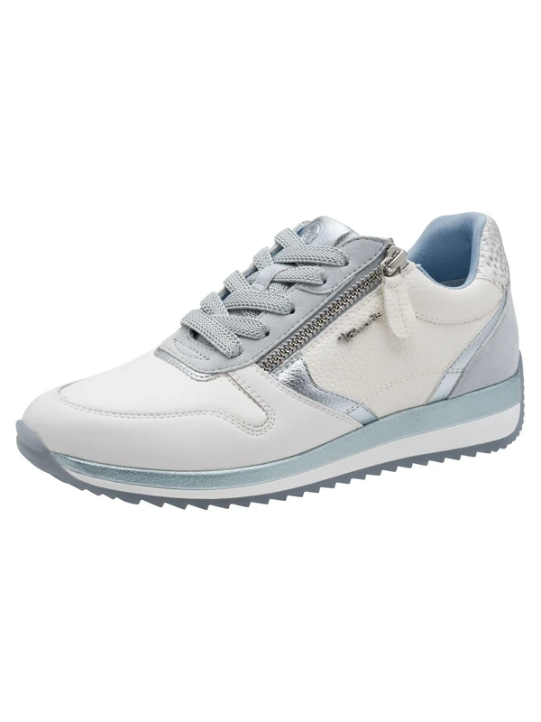 Tamaris Comfort Women's Low 8-83734-46 Trainers, White/Blue, 41 EU - Image 1