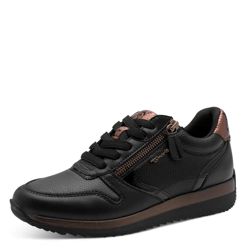 Tamaris Comfort Women's Low 8-83734-46 Trainers, Black/Copper, 41 EU - Image 1