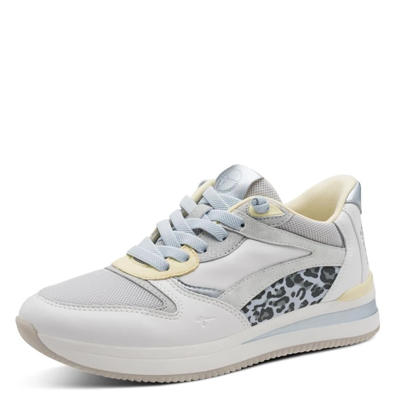 Tamaris Women's Comfort Damen Sneaker Low 8-83737-46, White Blue, 7.5 UK