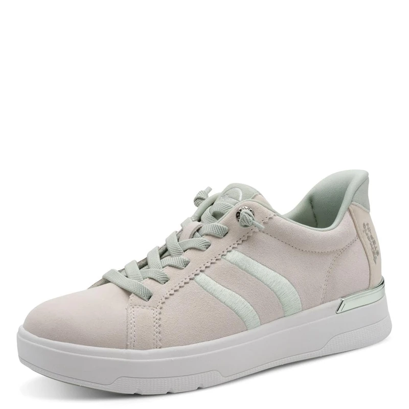 Tamaris Women's Comfort Damen Sneaker Low 8-83733-46, Beige Mint, 7.5 UK