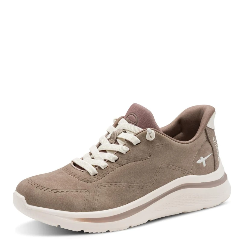 Tamaris Women's Comfort Damen Sneaker Low 8-83730-45, Taupe, 3.5 UK