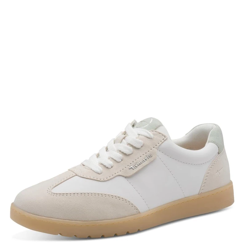 Tamaris Comfort Women's Low 8-83741-46 Trainers, White/LT Grey, 42 EU