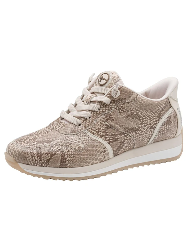 Tamaris Women's Comfort Damen Sneaker Low 8-83735-46, Beige Snake, 6 UK - Image 1